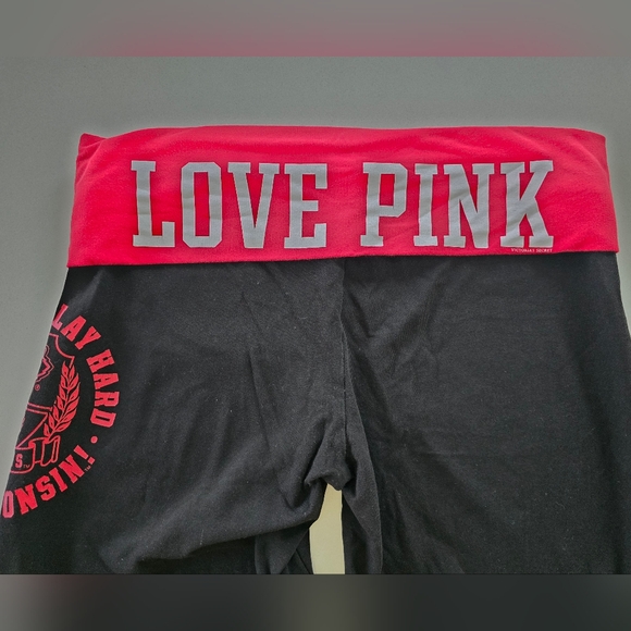 VS Pink Flare Fold Over Leggings - Picture 5 of 5